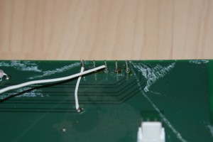 Bad solder joints.