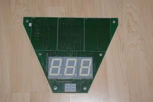 Display board with the bad digits removed.