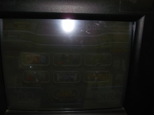 Auction pictures showing the dim monitor.