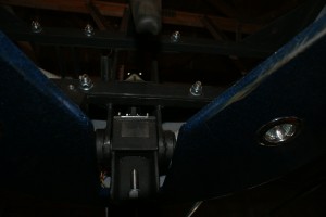 Another view of the newly-installed solenoid. Notice how the hammer and solenoid are connected.