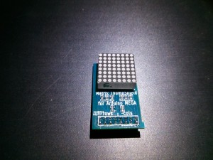 Assembled board. I'm not very good at SMD soldering...