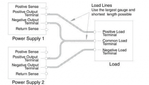 How to create a negative voltage with a common ground (these supplies have reverse-voltage protection diodes built in)